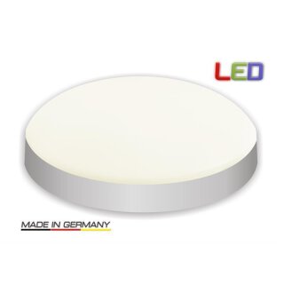 Visolight D280  LED Wand- Deckenleuchte TÜV GS geprüft 1900lm 2700K silber