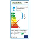 Visolight D280  LED Wand- Deckenleuchte TÜV GS geprüft 1900lm 2700K silber